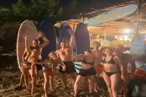 Ночной заплыв на сапах к светящемуся планктону (из Нячанга) - 2