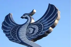 Гжель с местным жителем — из Жуковского Гжель с местным жителем — из Жуковского