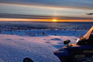 На снегоходах по живописным сопкам Кандалакши - 12