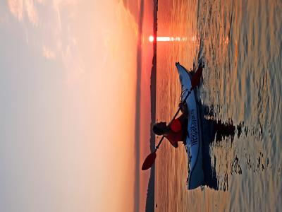 На байдарках уходим в закат