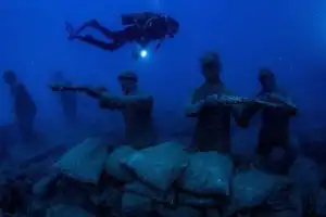 Дайвинг в подводном музее Сиде - 7