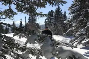 Прогулка на снегоступах в Шерегеше - 2
