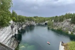 Рускеальский вояж: мраморный каньон и водопады Ахинкоски - 5