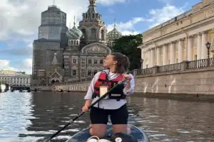 От Летнего сада до Казанского собора — на сапборде