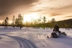 На снегоходах по живописным сопкам Кандалакши - 3