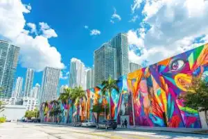 Майами во всех красках: от небоскрёбов до уличного искусства