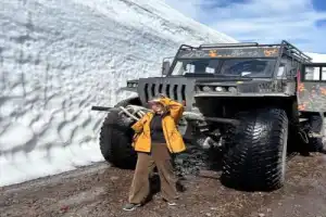 К Дачным горячим источникам — на вездеходе Sever Truck - 2