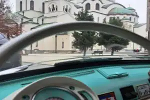 Панорама Белграда на ретроавтомобиле - 6
