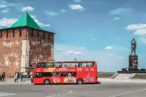 Нижний Новгород на двухэтажном автобусе с аудиогидом Нижний Новгород на двухэтажном автобусе с аудиогидом