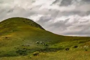 Поход на пик Бзерпи и закат в горах - 8