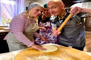 Мастер-класс по приготовлению карачаевских хычинов (из Пятигорска) - 9