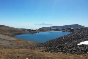 Гора Арагац и монастырь Сагмосаванк из Еревана - 4