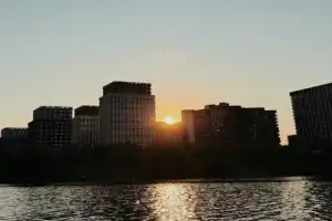 Закат на сапах в центре Казани - 7