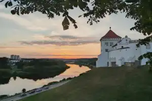 Вечерний Гродно в цветах и красках