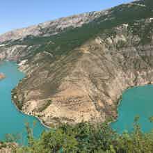 Сулакский каньон из Дербента