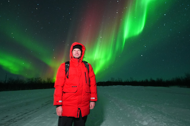 Северное сияние — фото (видео) на профессиональный фотоаппарат - 7