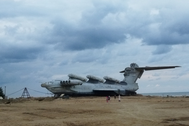 Дербент, крепость Нарын-Кала и экраноплан Лунь - 8