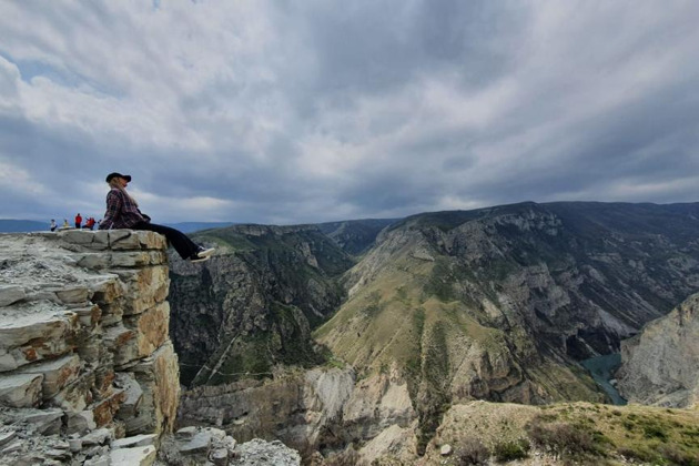Сулакский каньон и бархан Сарыкум - 2