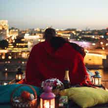 Романтическое свидание на крыше Казани