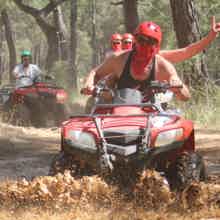 Покорение бездорожья на квадроциклах в Анталии Покорение бездорожья на квадроциклах в Анталии