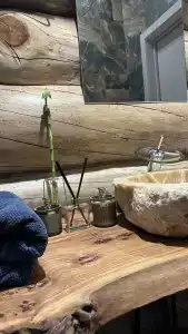 Эко дом из окаменевшей сосны-кело - 39