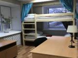 Кровать в общем 4-местном номере для мужчин и женщин