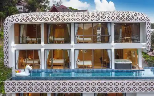 Bird Nest Villa Patong Beach Sea View+Gym+Sauna+Party Room - 76