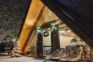 Частный дом A-frame На холме