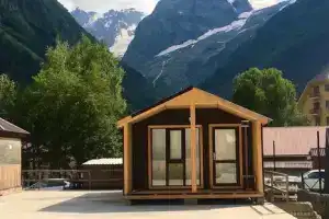 Одноэтажный коттедж, Домбай