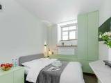 Номер с 2-спальной кроватью 140*200, green, 12 м2, medium