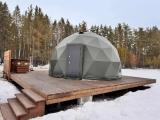Геокупол средний с террасой и купелью