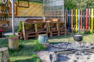 Colourfull fence apartment, Лиепая