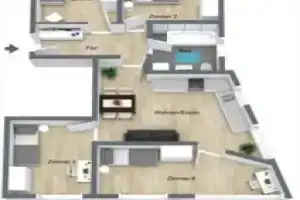 Apartment Bodensee mit 4 Zimmern und Sonnenterrasse, Фридрихсхафен