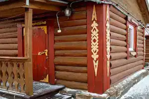 Домики в поселке Большое Голоустное