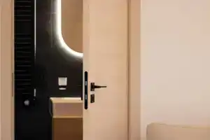 Cozy Hexagon Tiny House, Лапмежциемс