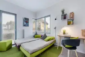 Ostsee Reetdachhaus Nr 14 DasRoteHaus im Strand Resort, Хайлигенхафен