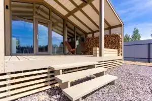 Уютный дом с печь-камином в СНТ Заречное