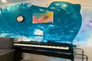 Artist's house with wide garden, piano and bike, Белек