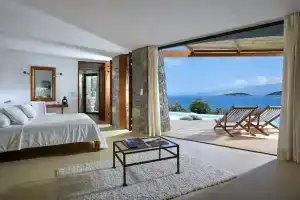 Luxury Crete Villa Villa Daphne Private Pool Ocean Front 1 BDR Nikolaos, Агиос Николаос