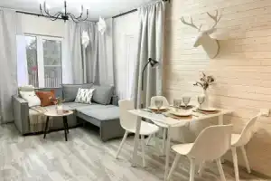 DreamStaySPB Сканди дом с фотозонами и сауной у залива, Зелёная Роща