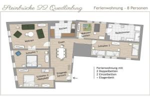 Ferienwohnung Steinbrücke Quedlinburg, Кведлинбург