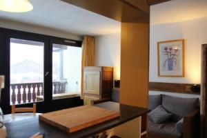 4 persons studio with south facing balcony Holiday home 0 agence la ci, Валь Торанс