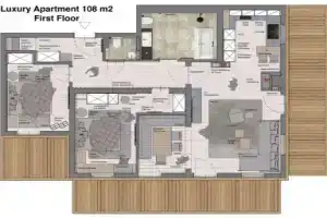 Luxury Apartments "R6 Tegernsee", Бад-Висзе