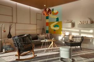 Отель «the niu Hub», Дюссельдорф