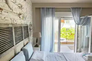 Lovely 2br apartment 30m from the beach, Пефкохори
