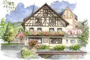 Hotel «Restaurant Rebstock», Оппенау