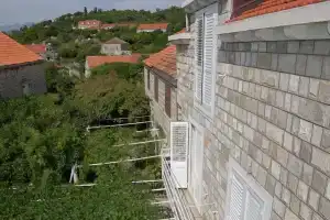 Attractive island apartment, private balcony with sea view over whole island, Lopud