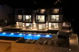 Stone House Aparts 1 plus 1 mit Poolterrasse No 3 in Kalkan, Калкан
