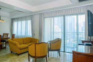 City View 3BR at Ambassador 1 Apartment By Travelio, Джакарта