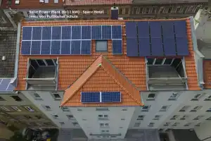 Space Hotel im Campus der JvP Schule, Лейпциг